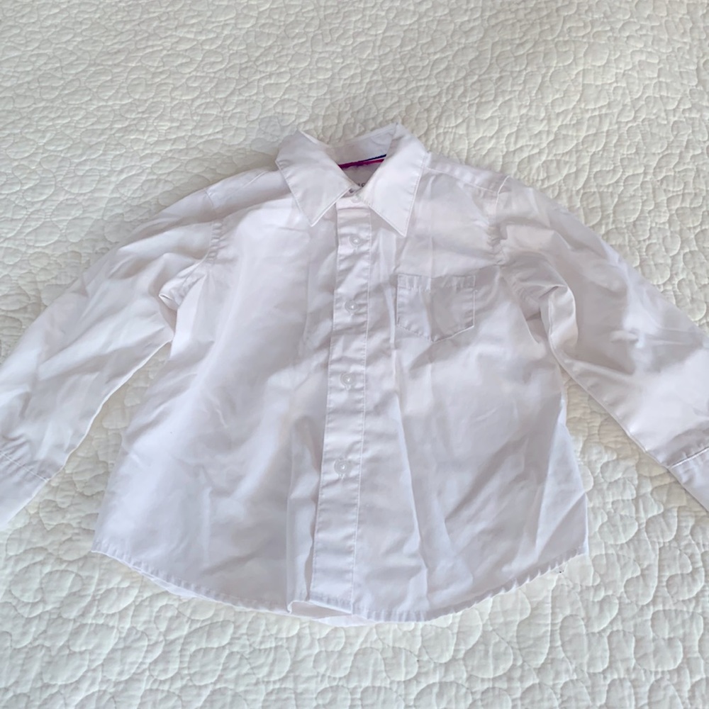 French Toast Kids Button Down White Size 4T